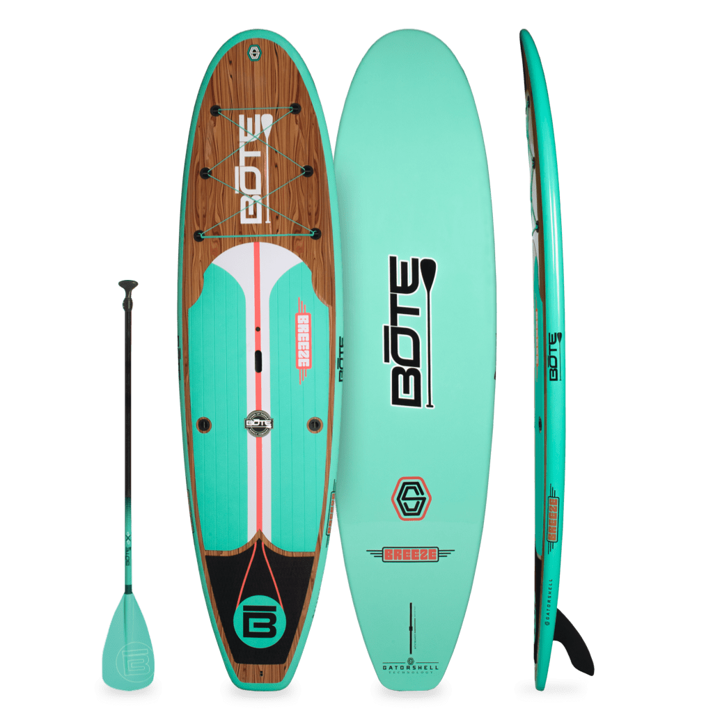 Breeze 10′6″ Classic Teak Paddle Board | SUP | BOTE