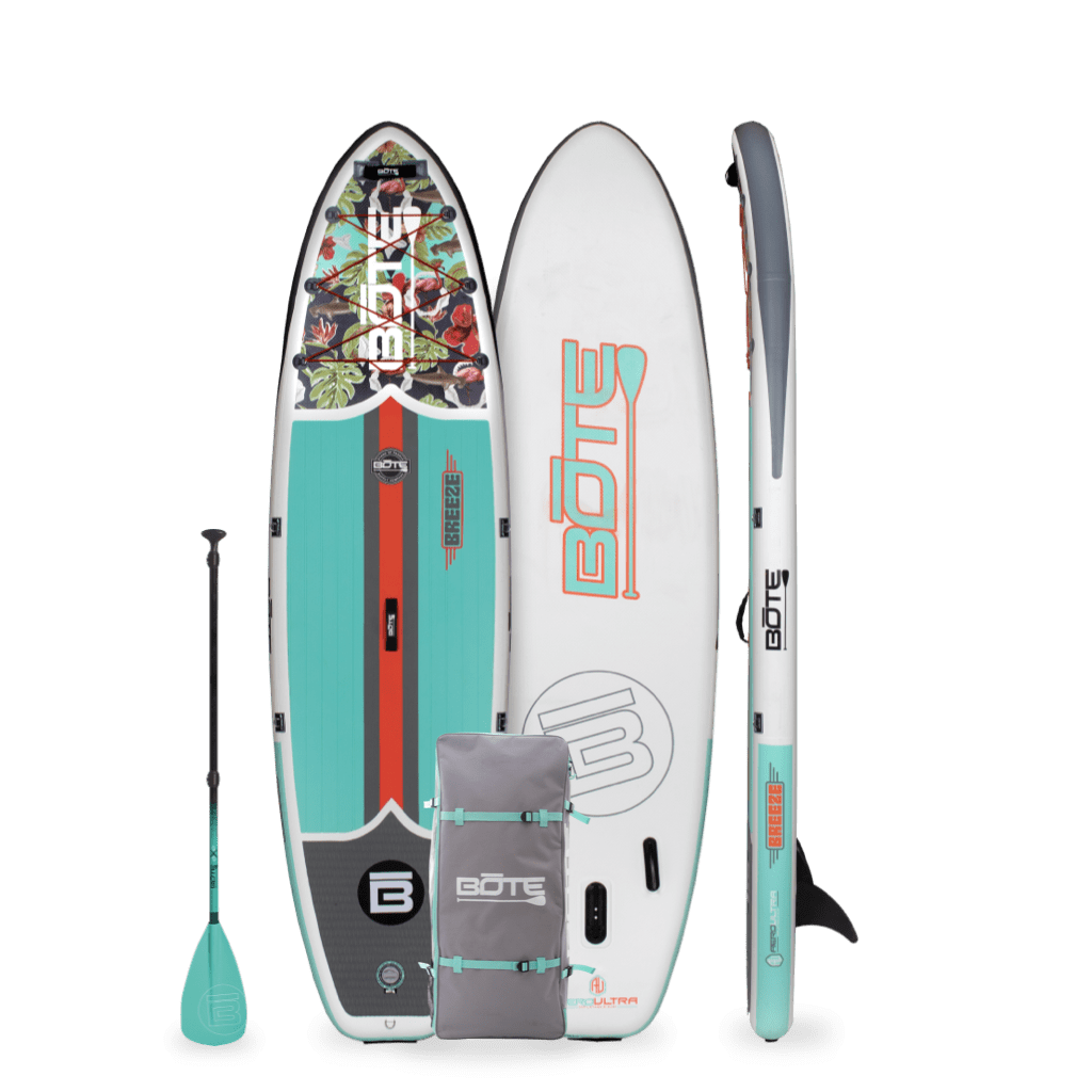 Breeze Aero 10′8″ Native Floral Jaws Inflatable Paddle Board | Inflatable SUP | BOTE