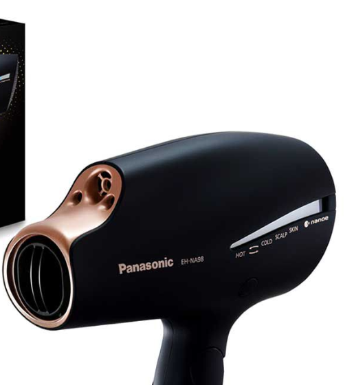 Panasonic EH-NA98 Advanced Folding Hair Dryer with Nanoe™ & Double Mineral Technology – Reduces Damage and Split Ends